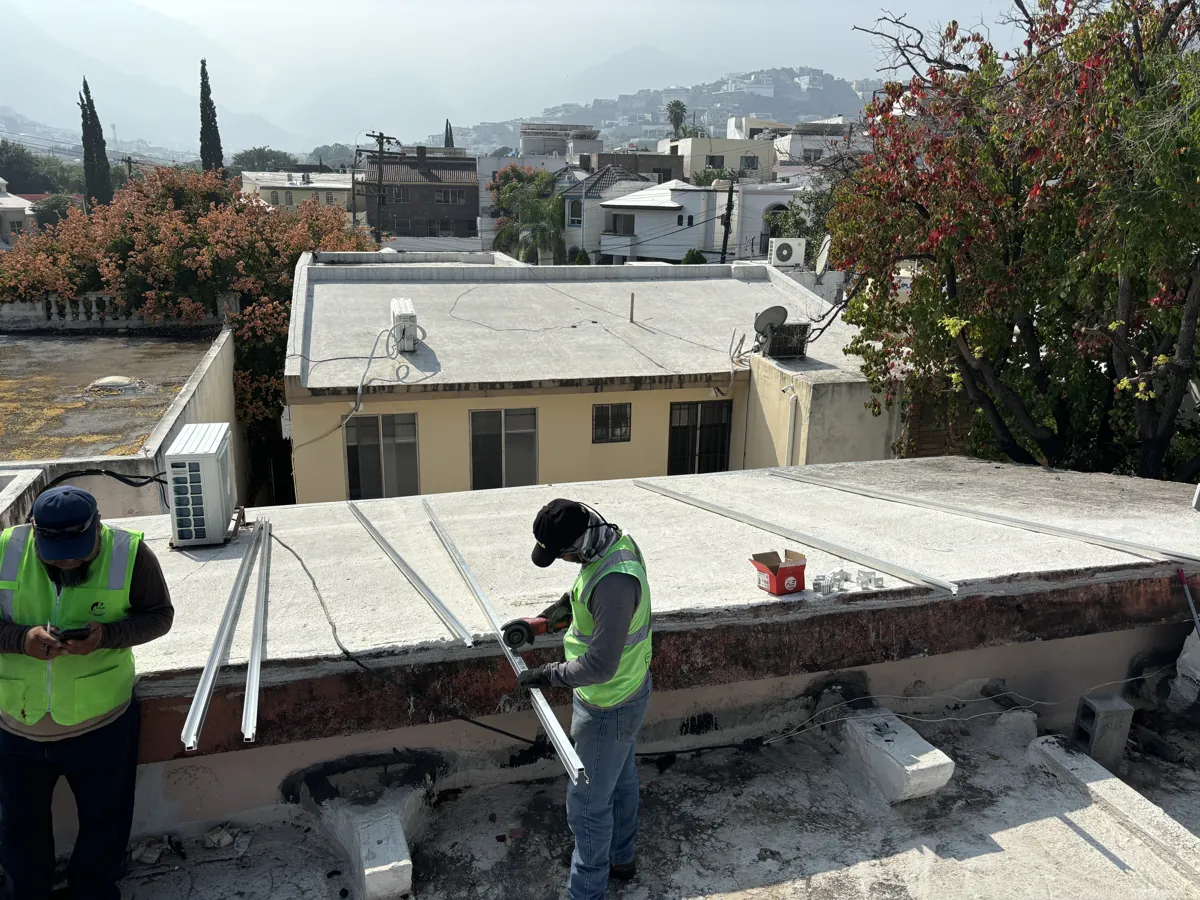 Instalación solar ECOS — Casa San Agustín